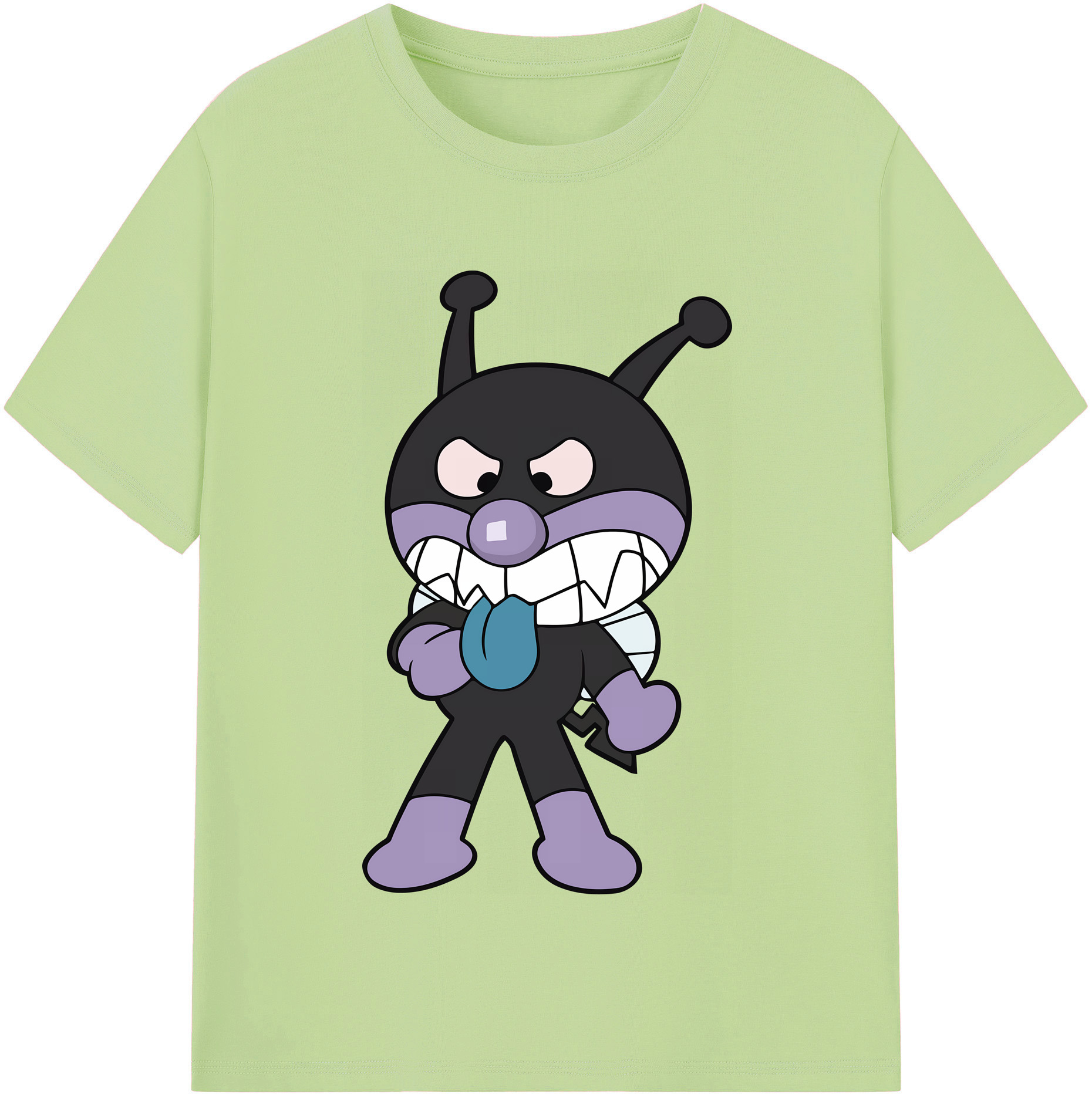 （画像用） アンパンマン Anpanman 綿100％半袖Tシャツ（フロントプリント）